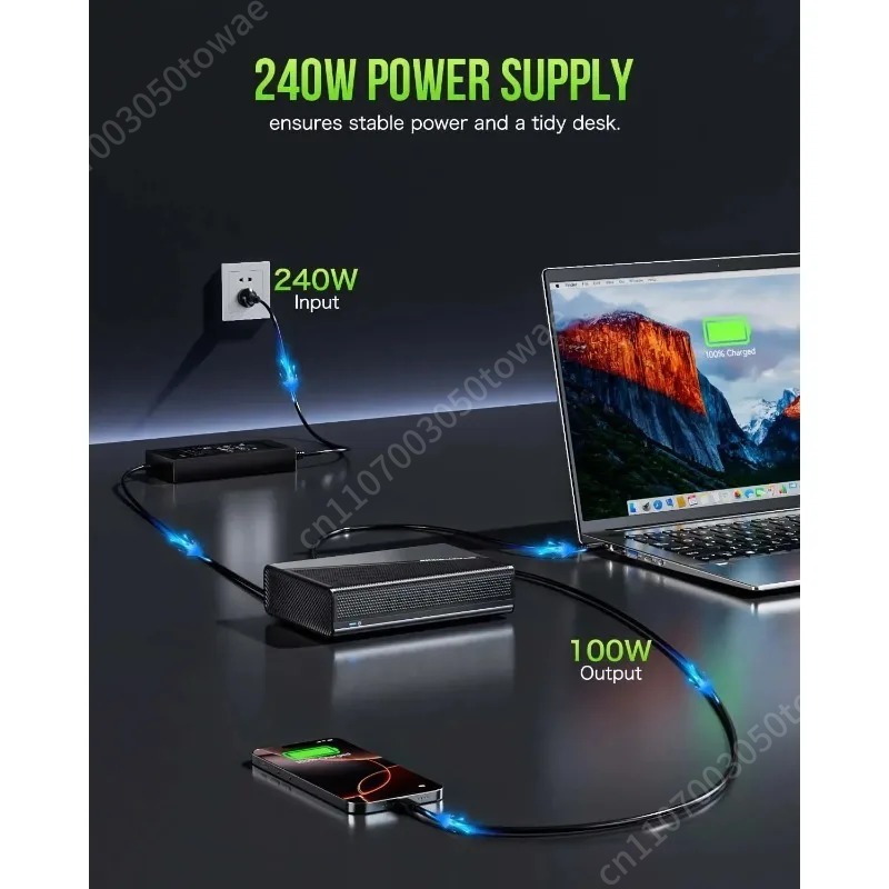 Oculink Egpu Dock Graphics Card - Station d'accueil GPU externe OcuLink USB4