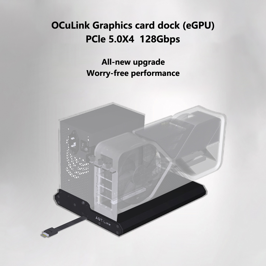 Oculink Egpu Dock Graphics Card - Station d'accueil externe pour GPU OCuLink